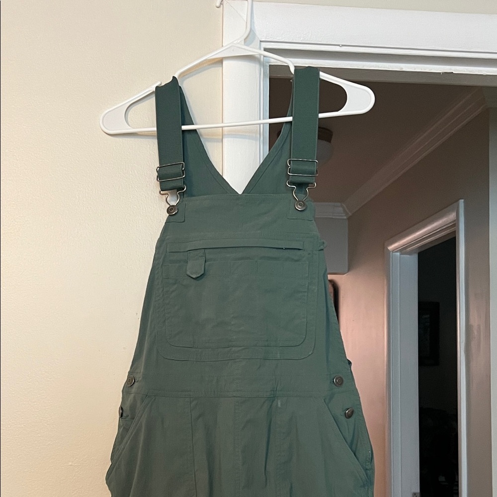 Duluth Trading Co Green Workwear Overalls